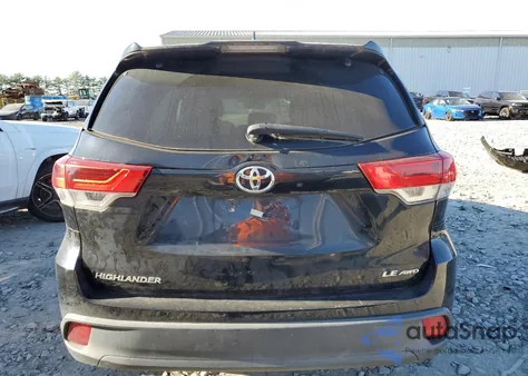 2018 Toyota Highlander Le from USA, damaged, VIN 5TDBZRFH9JS914083